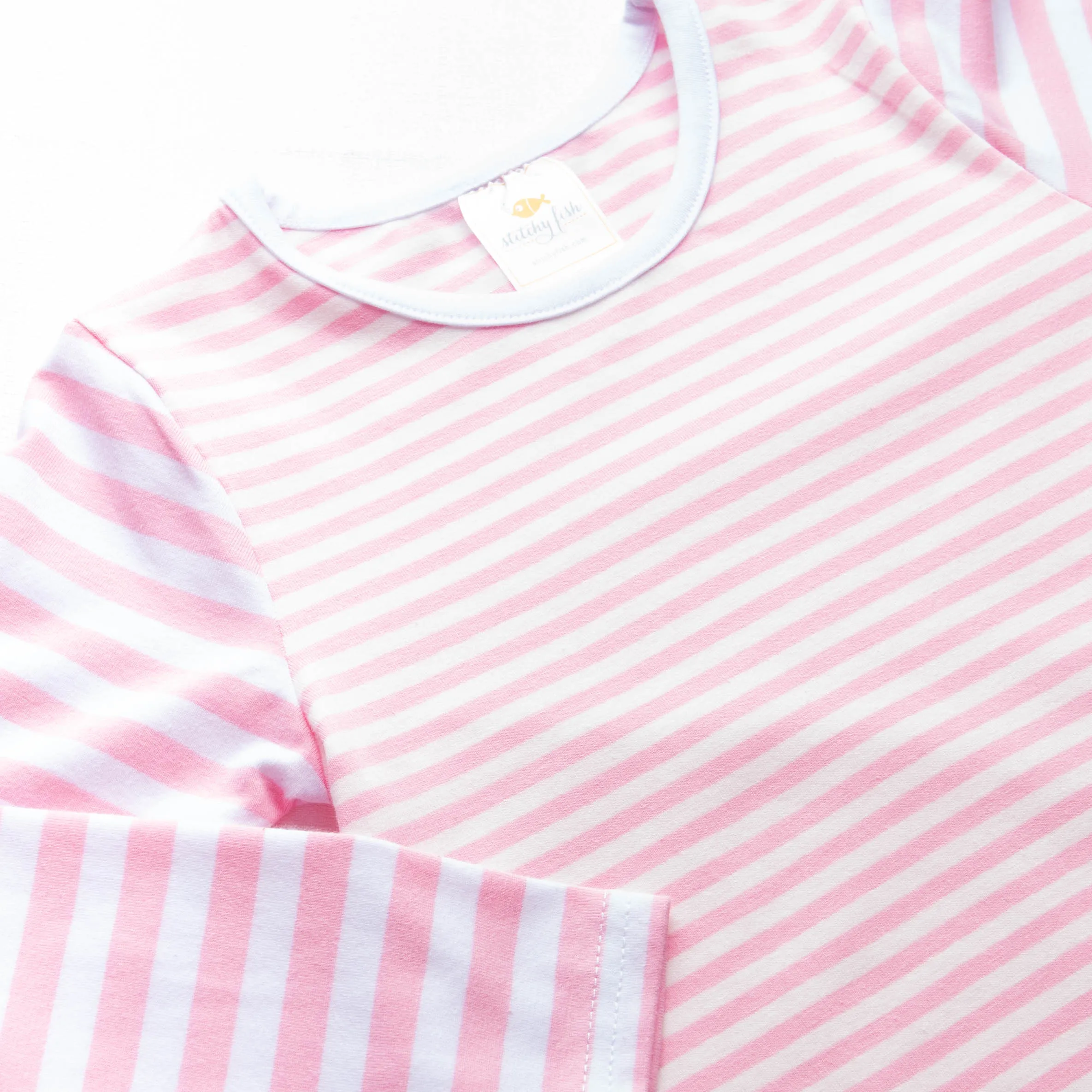 Claire, Pink Stripe Dress