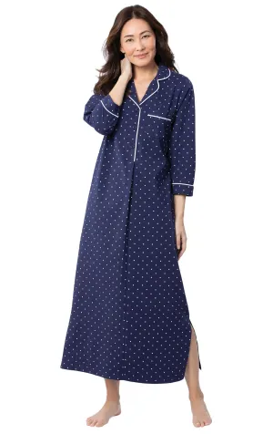 Classic Polka-Dot Nightgown