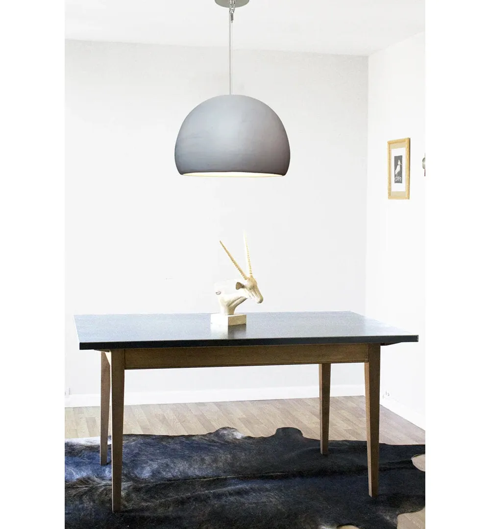 Clay 1 - Light Pendant Hammers and Heels Shade Color: Matte Gray Bulb Included: No, Finish: Ship