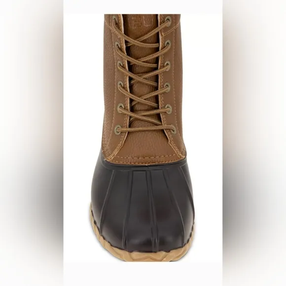 COPY - WATERPROOF -JBU MEN'S MAINE TAN DUCK BOOTS - NEW WITH TAGS &amp; BOX …