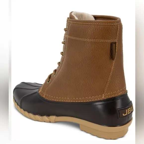 COPY - WATERPROOF -JBU MEN'S MAINE TAN DUCK BOOTS - NEW WITH TAGS &amp; BOX …