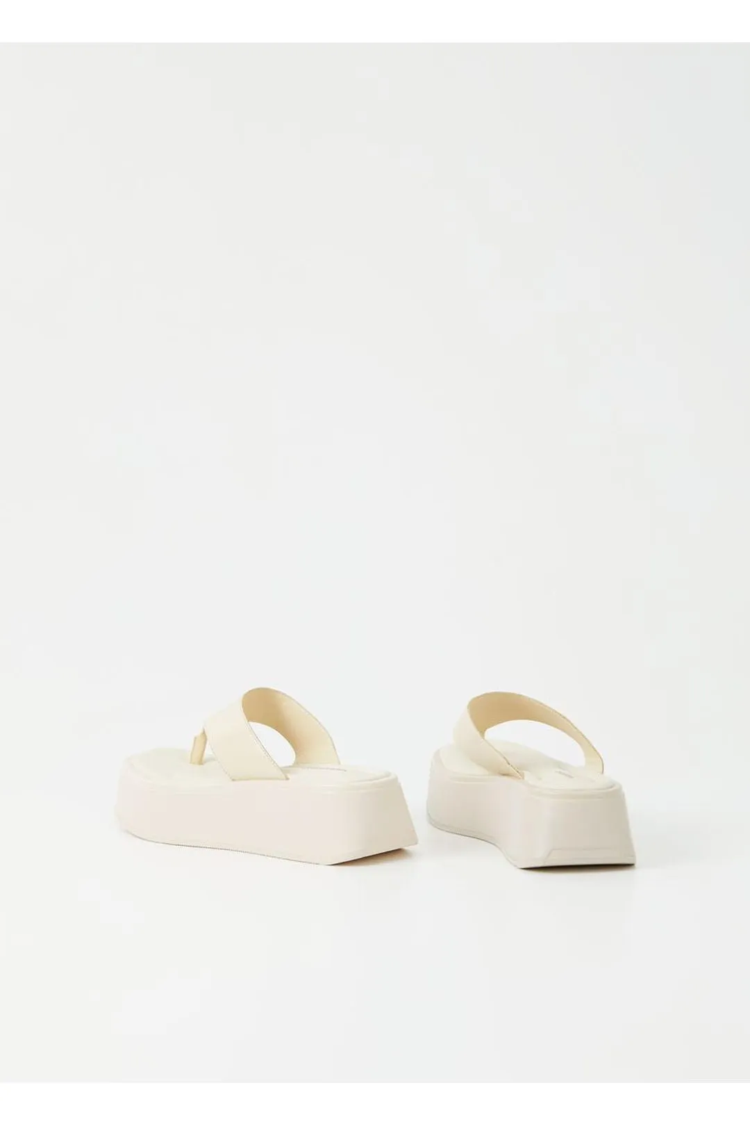 Courtney platform bőrpapucs