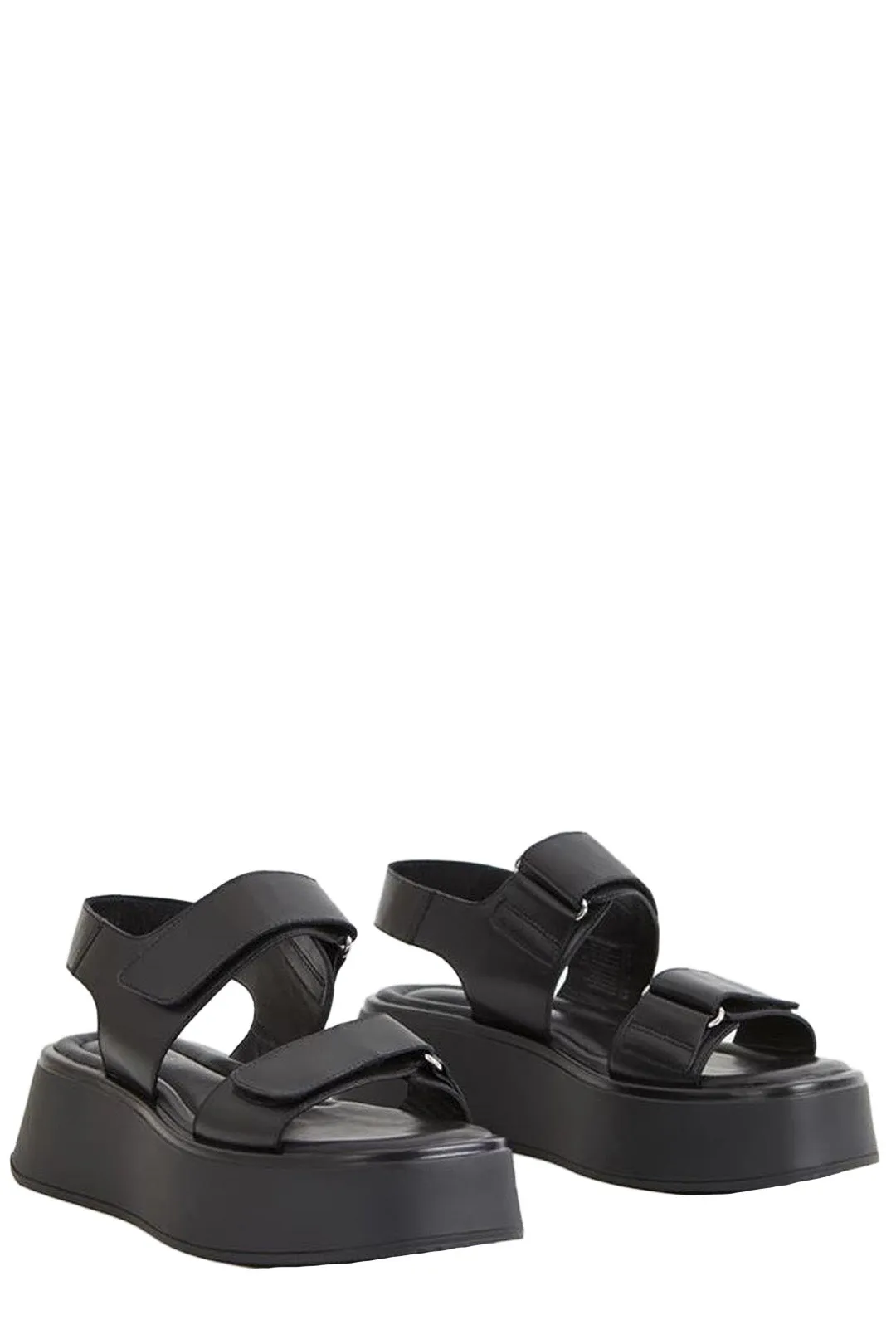 Courtney platform bőrszandál