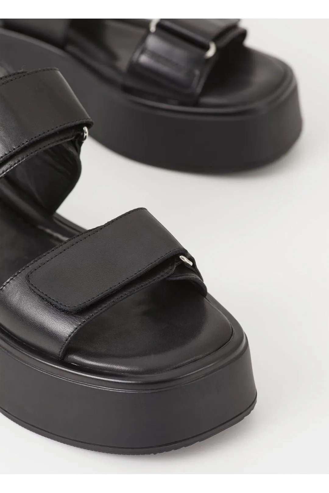 Courtney platform bőrszandál