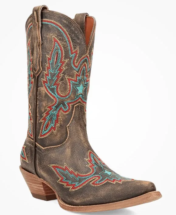 Dan Post Starbright in Tan Ladies Cowboy Boots DP7066