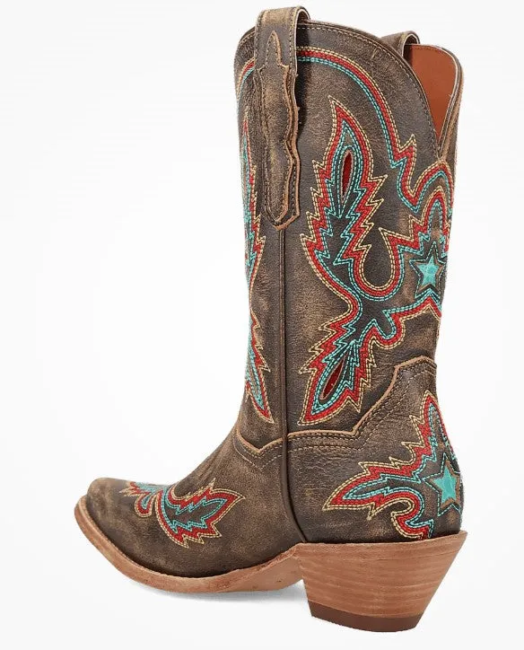 Dan Post Starbright in Tan Ladies Cowboy Boots DP7066