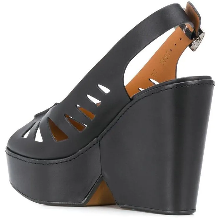 Diane Slingback Platform Wedge Sandals