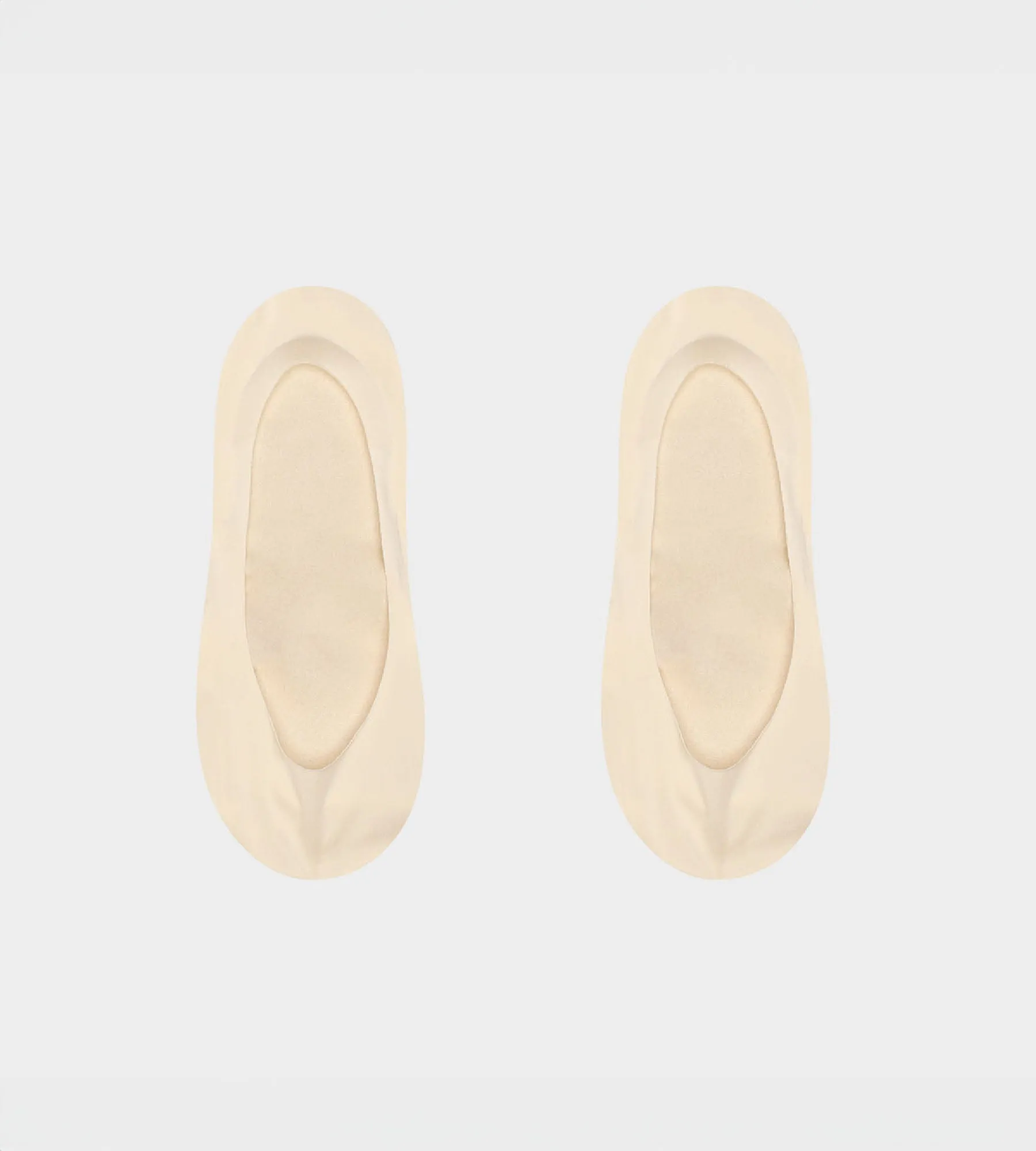 Dim InvisiFit pack of 2 medium-cover natural footies
