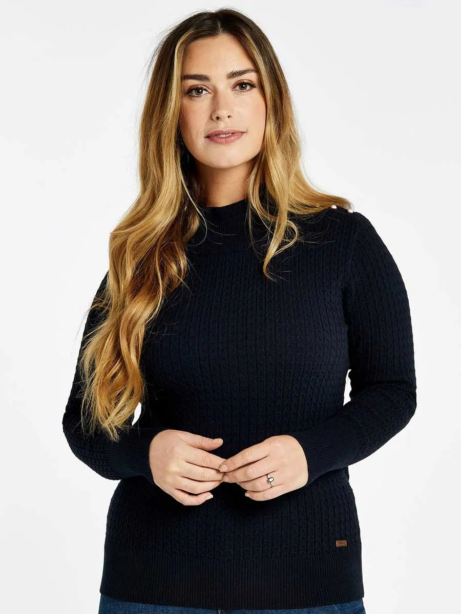 DUBARRY Monkstown Cable Stitch Sweater - Women's - Navy
