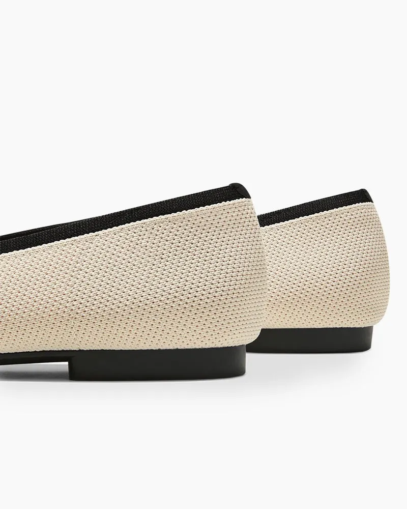 Eco-friendly Square Toe Ballet Flats(AirLeaf)