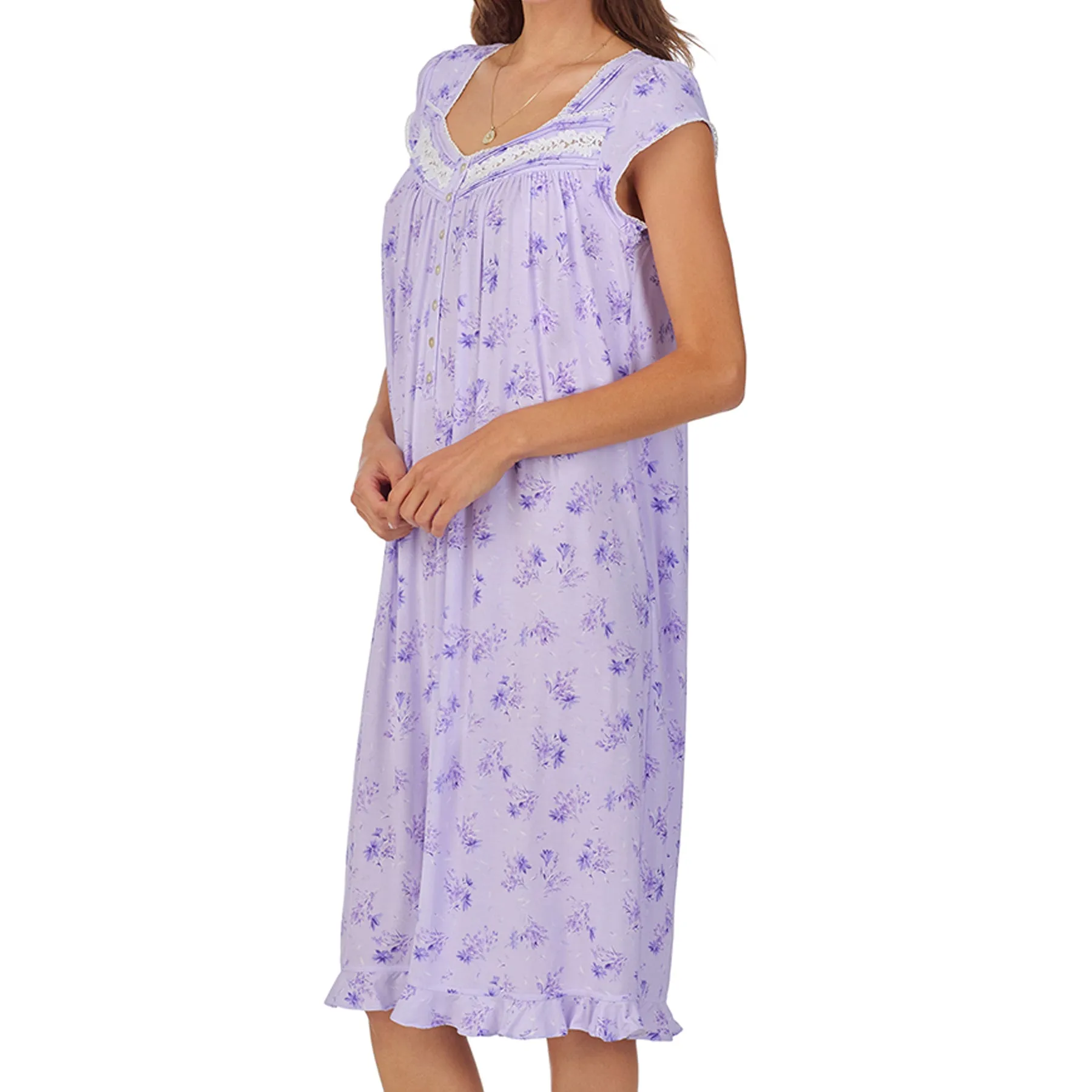 Eileen West Short Sleeve Gown
