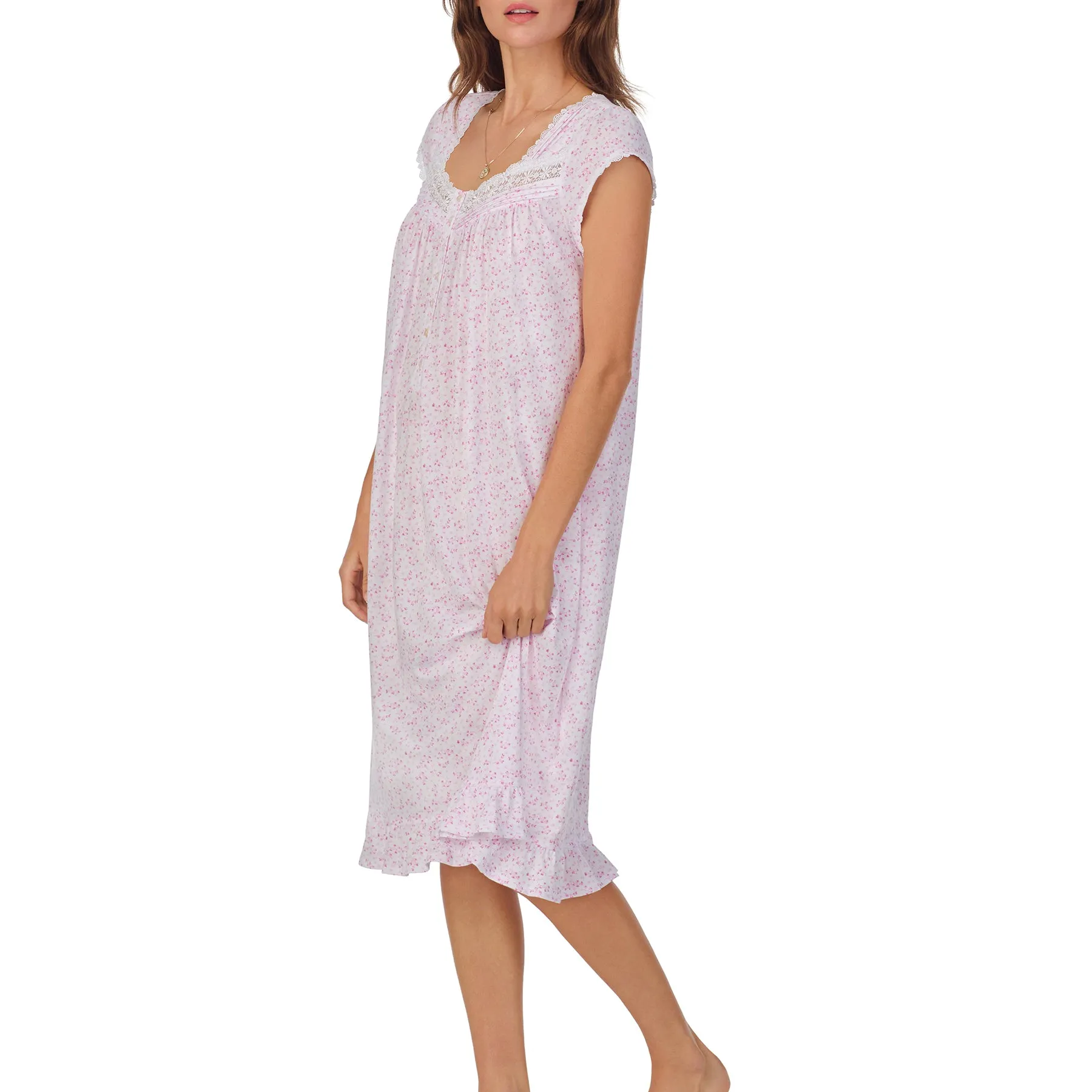Eileen West Short Sleeve Gown