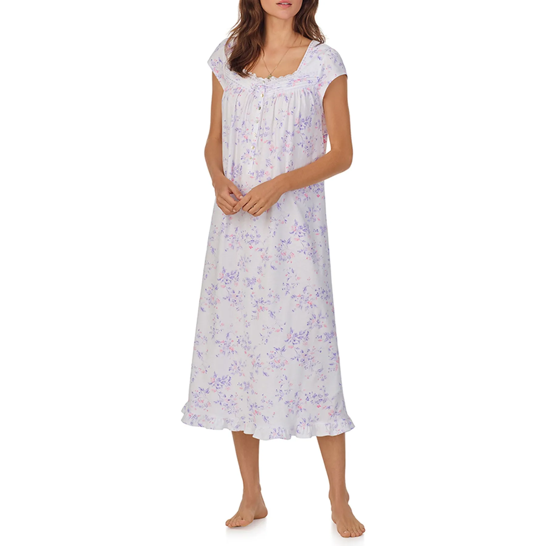 Eileen West Short Sleeve Gown