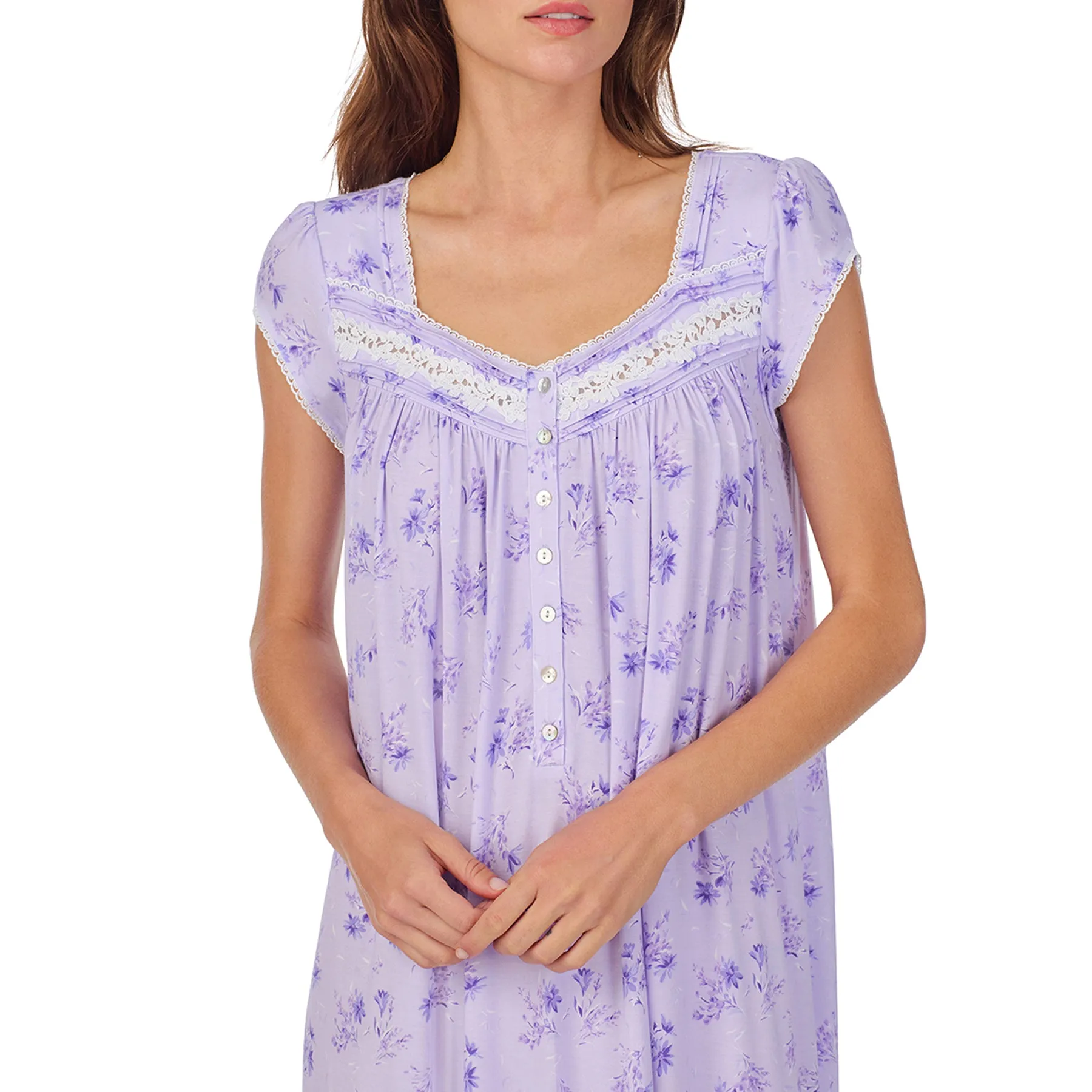 Eileen West Short Sleeve Gown