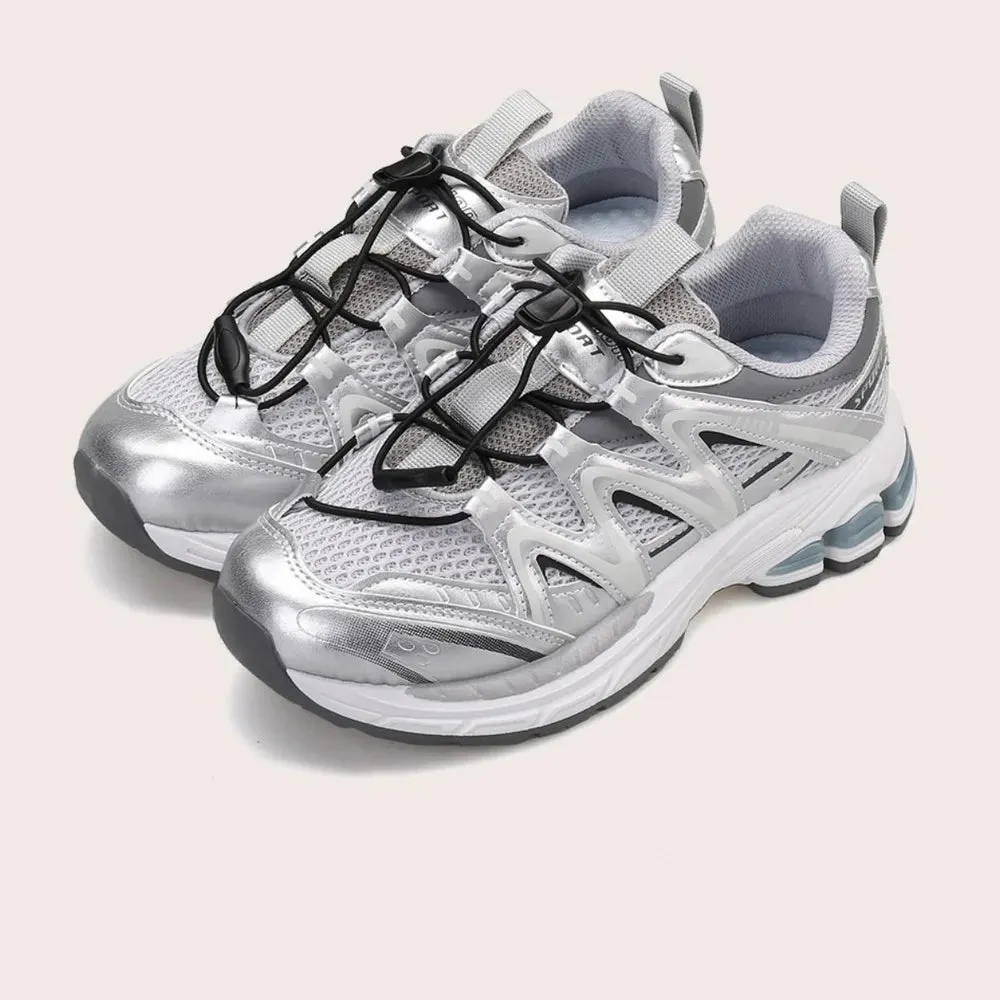 Elastic Lock Laces Mesh Breathable Athletic