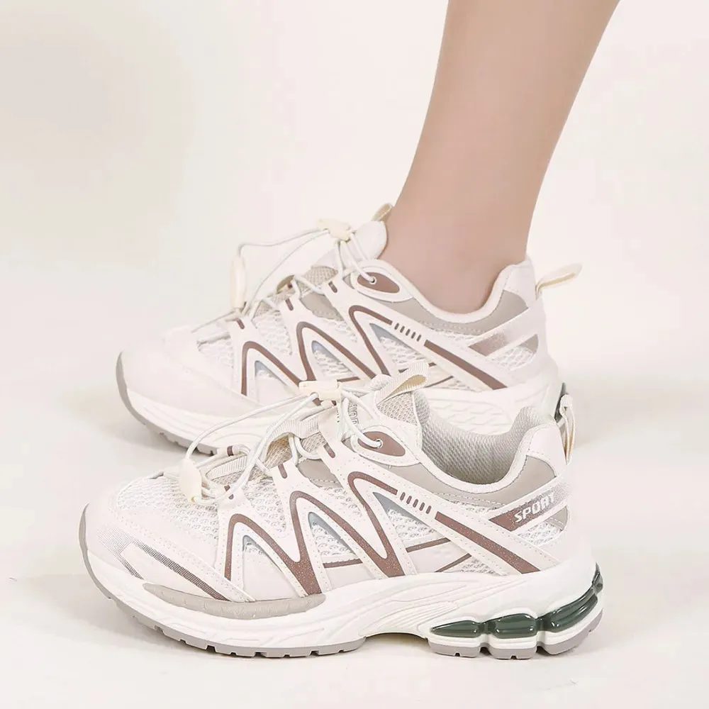 Elastic Lock Laces Mesh Breathable Athletic