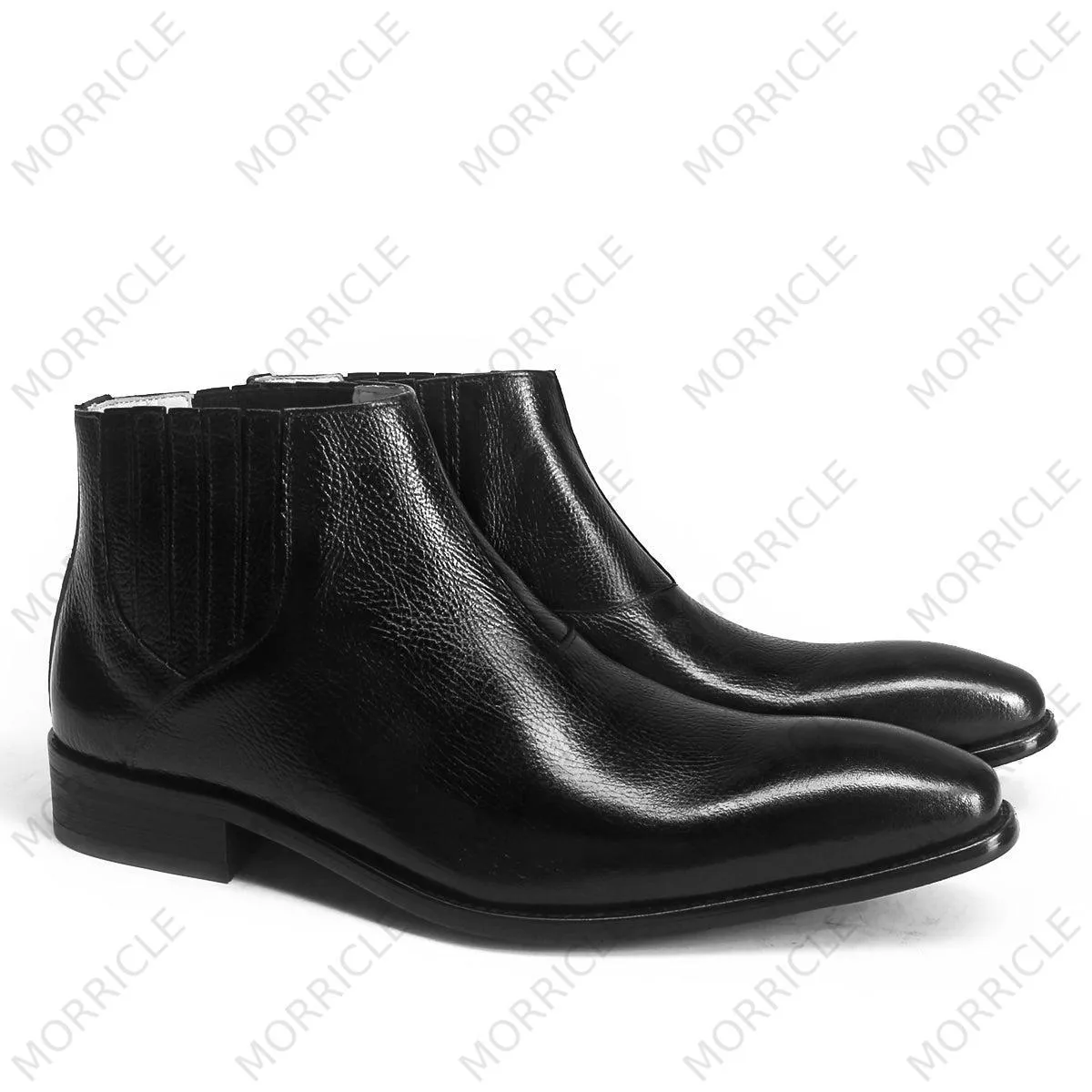 Elastic Sided Slip-On Chelsea Boots