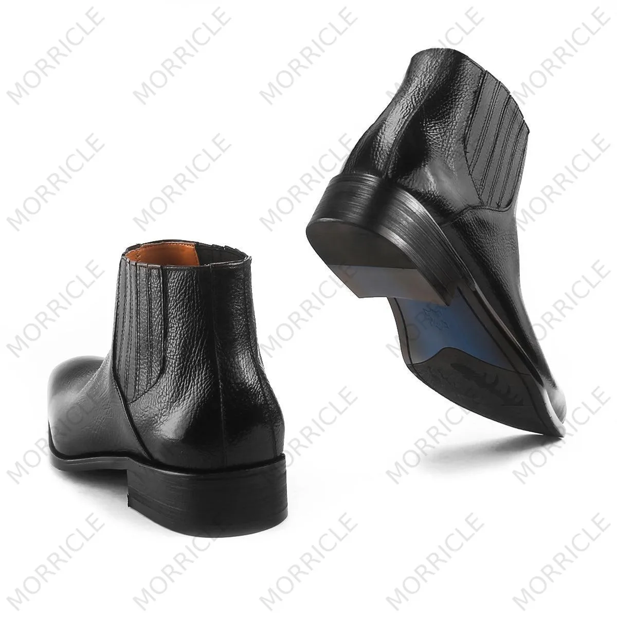 Elastic Sided Slip-On Chelsea Boots
