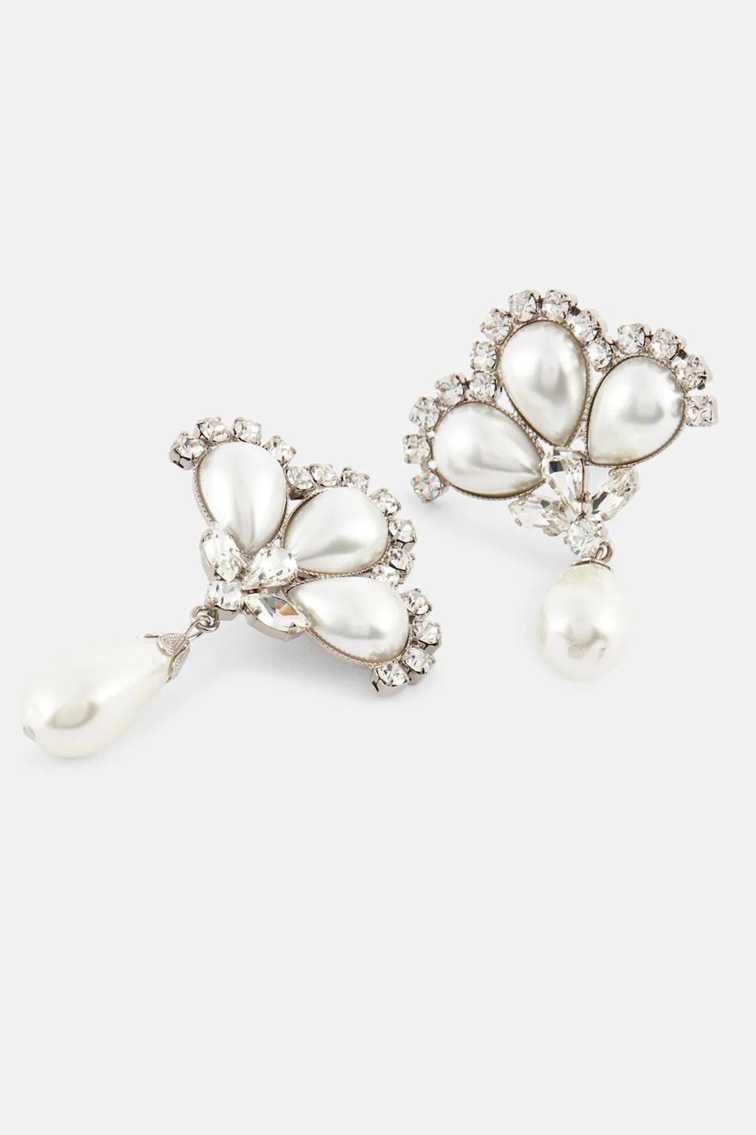 Elegant Teardrop Pearl Drop Earrings