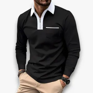 Emilien - Polo Shirt With Long Sleeves For Men