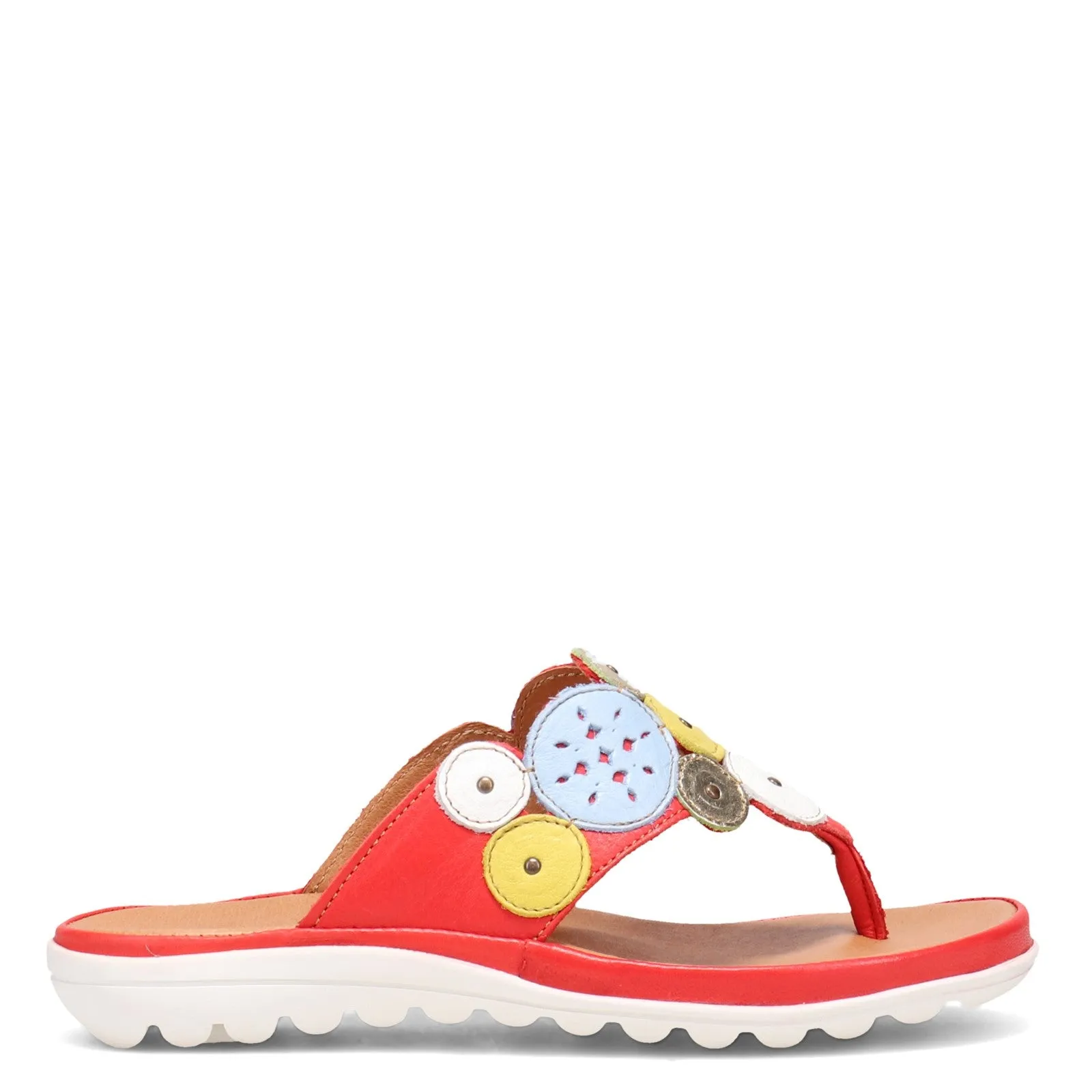 Eric Michael Sun Sandal - Red