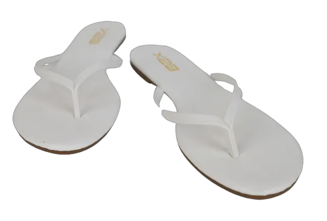Essential Flip Flop Sandals -White