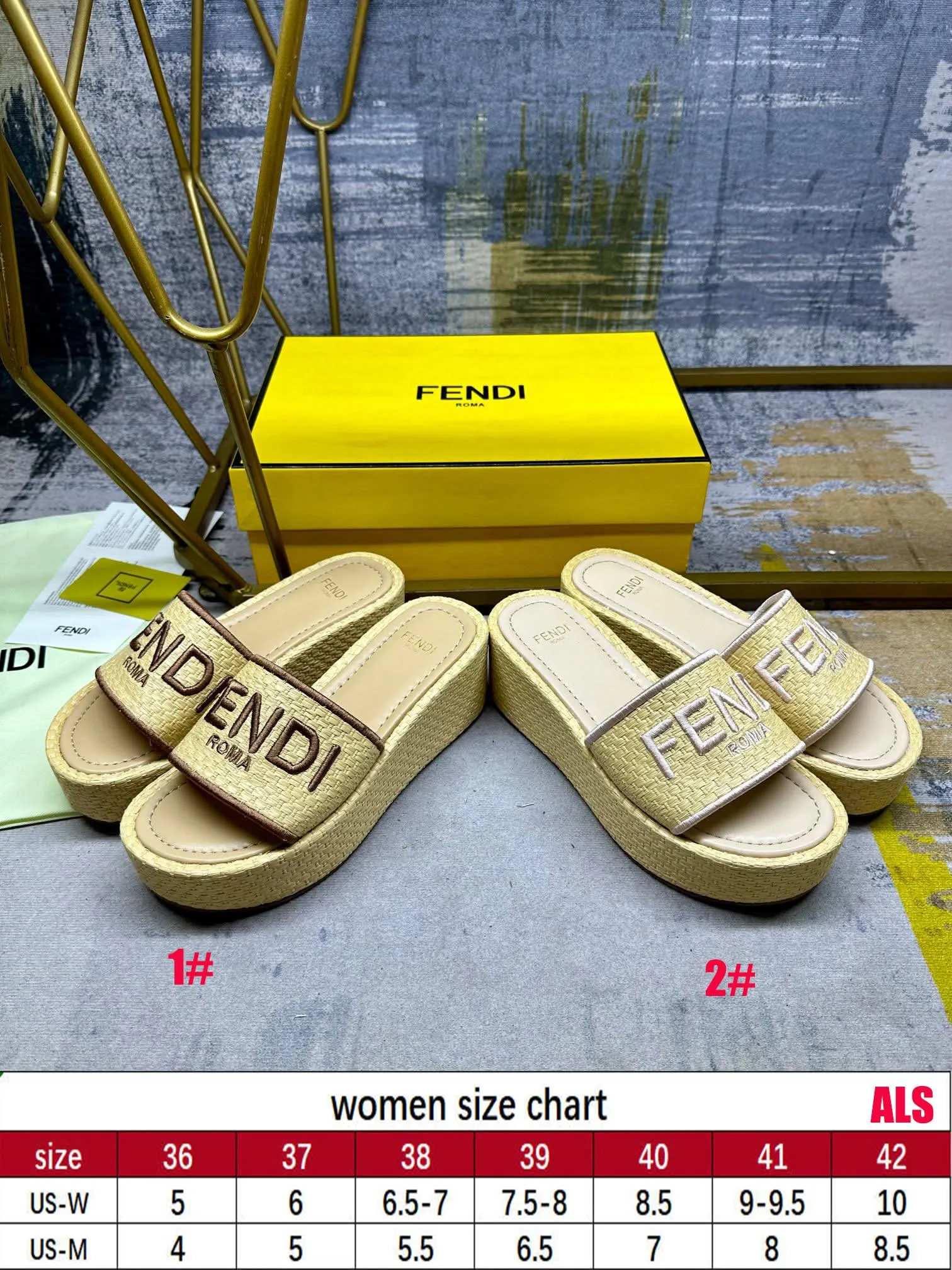 F platform Sandals