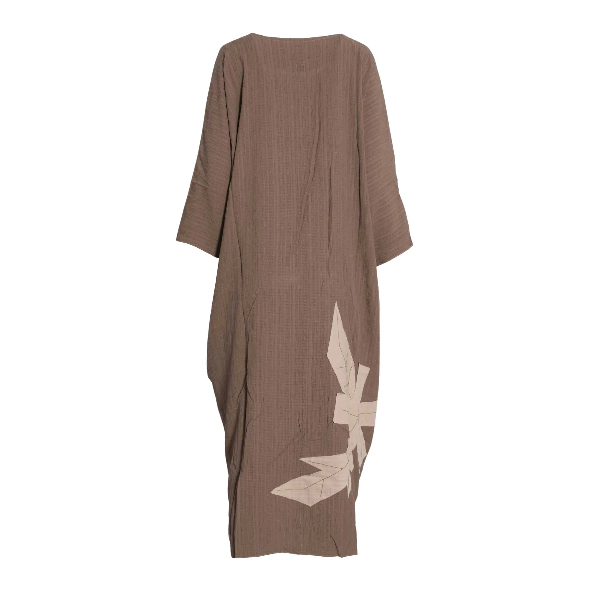 Fahm Women's Brown Dress, Free Size