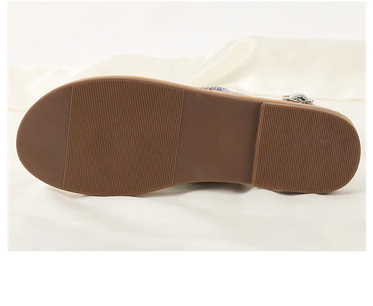 Fashion Light Soft Bottom Sandals Female Summer Flat Bottom Thank Summer Ladies Slip Non-slip Women's Shoes Wear Sandals