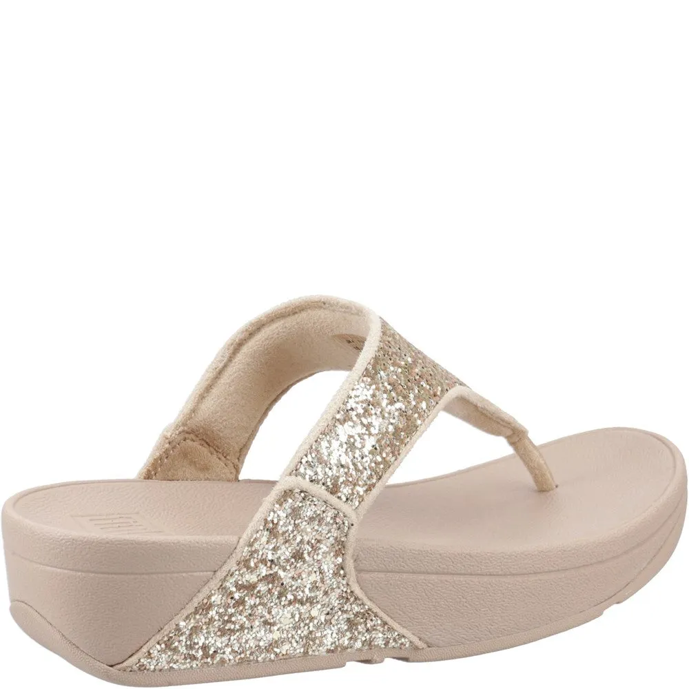 Fitflop Lulu Glitter Toe-Post Sandals