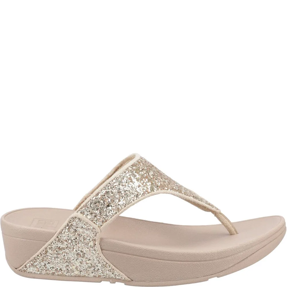 Fitflop Lulu Glitter Toe-Post Sandals