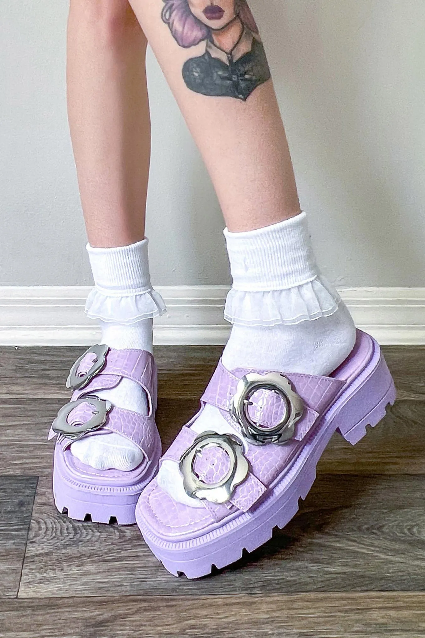 Flower Power Chunky Sandals