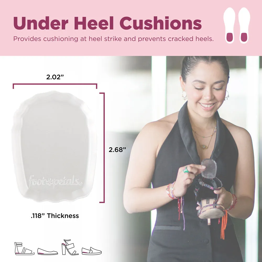 Foot Petals Gel Under Heel Cushions
