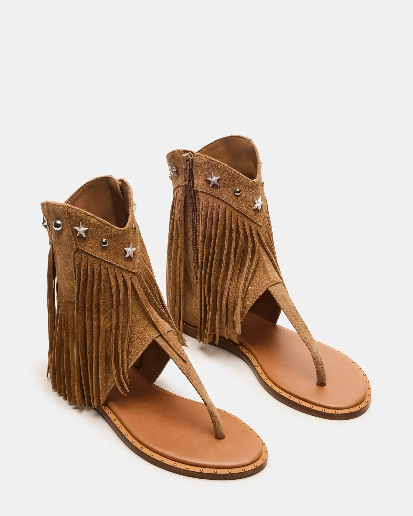 FOWLER CHESTNUT SUEDE
