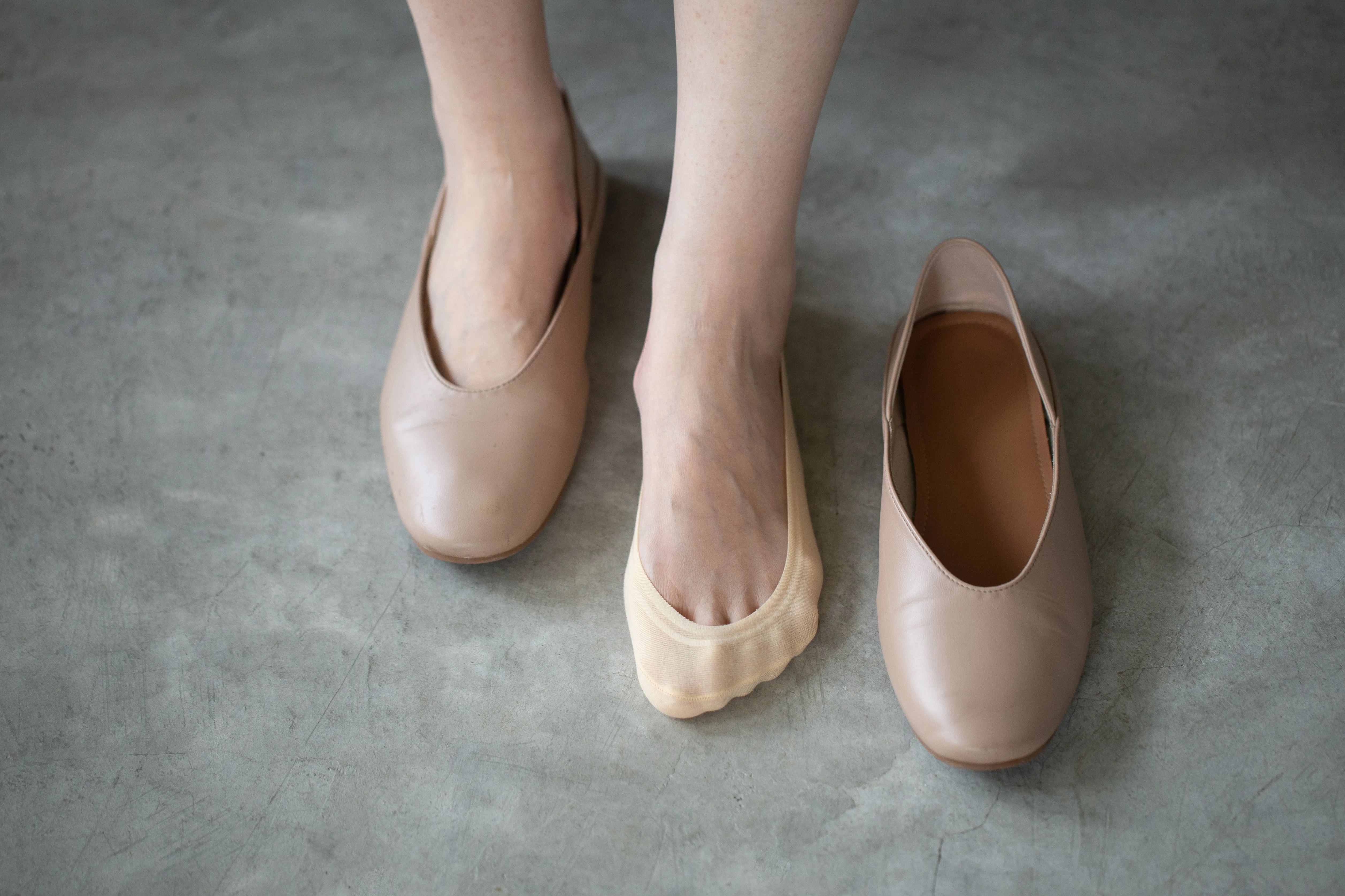 Full 360° Non-Slip Seamless Shallow Flats Socks
