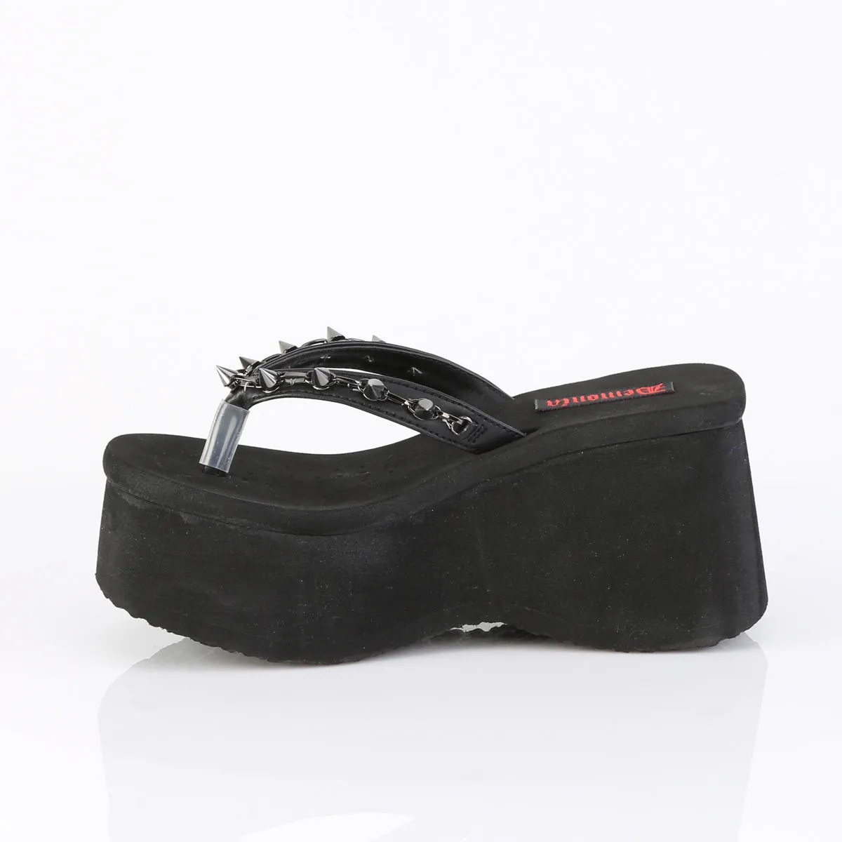 FUNN-35  Black Vegan Leather