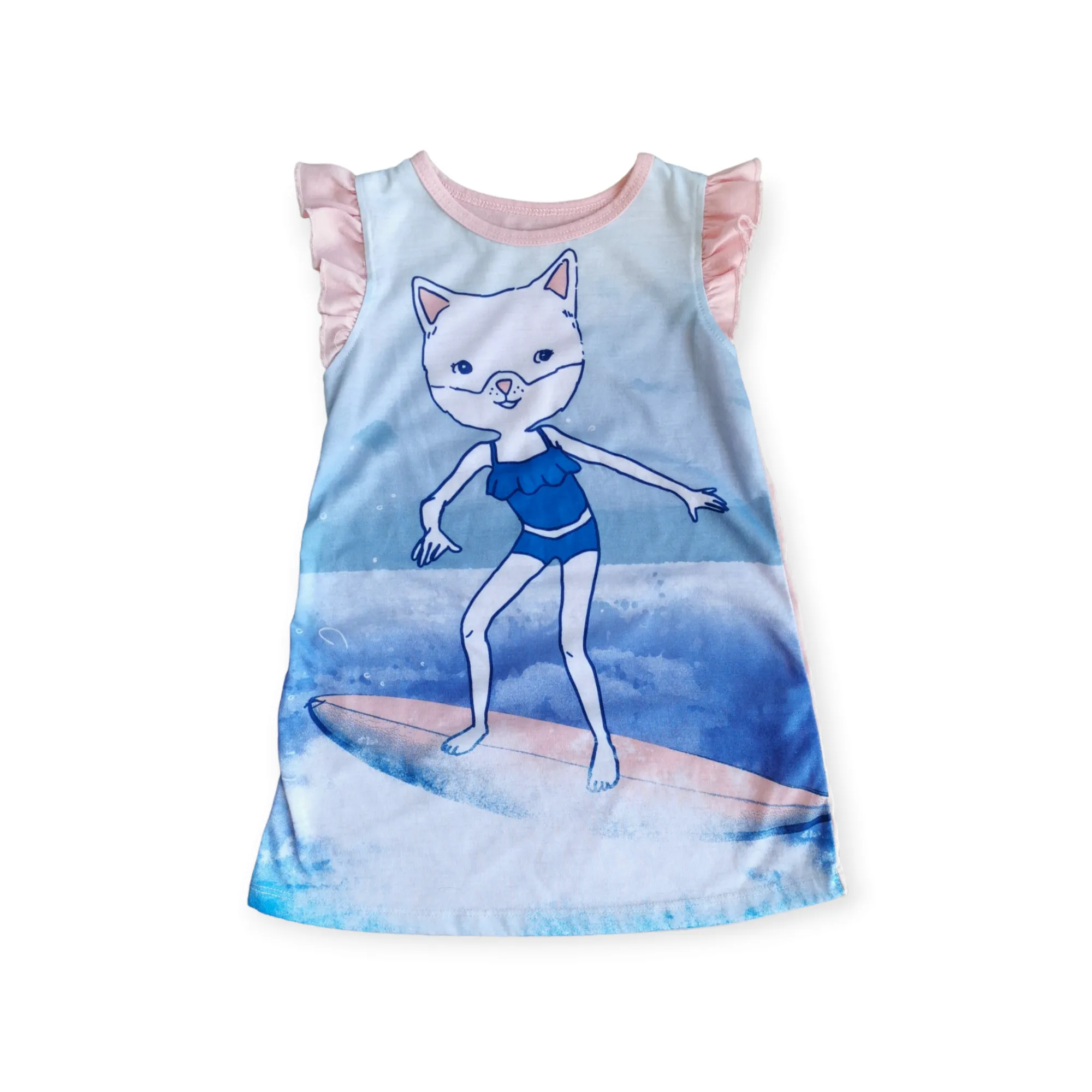 GIRL SIZE 2 YEARS - JOE FRESH, Graphic Sleep Dress EUC B32