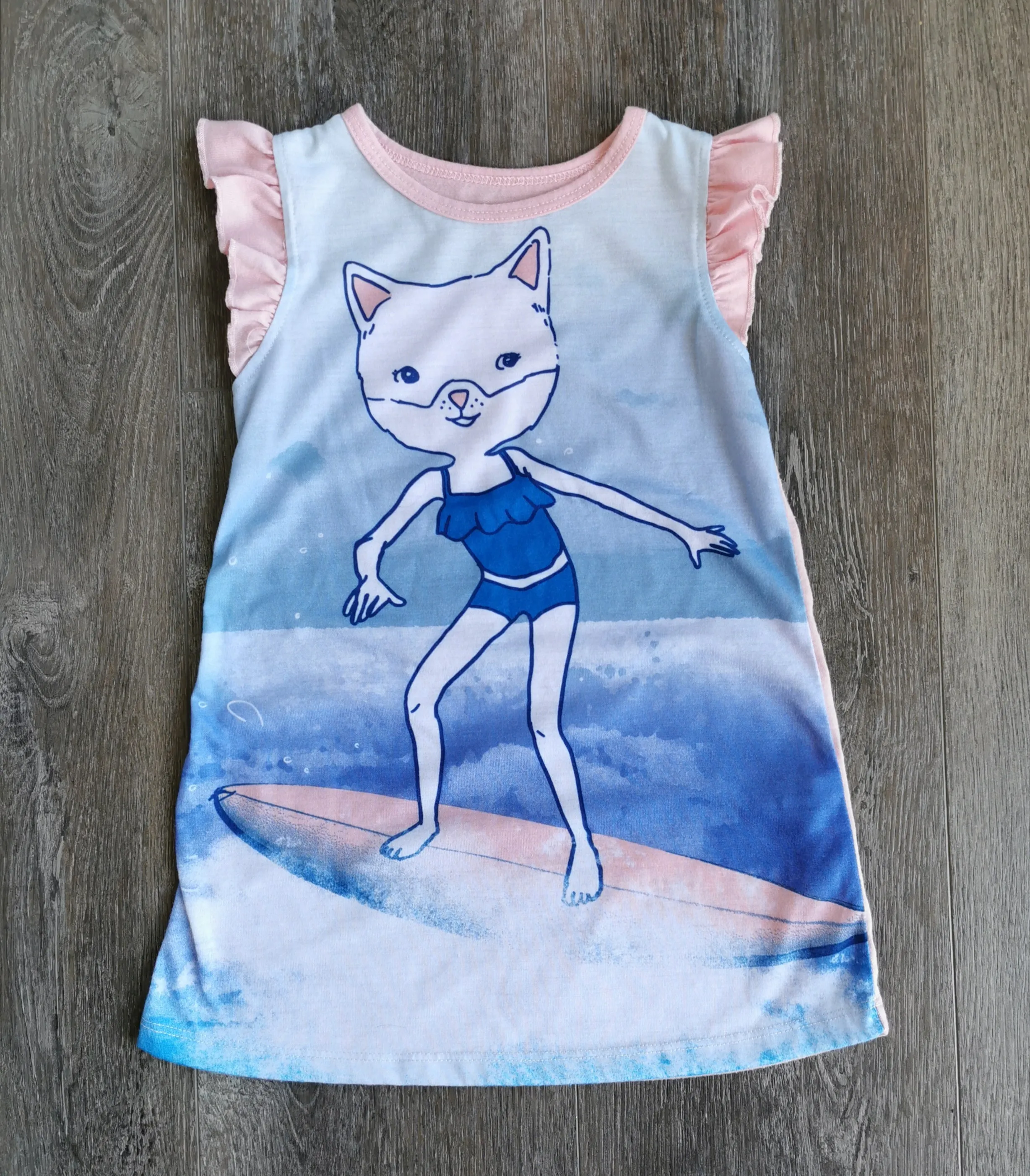 GIRL SIZE 2 YEARS - JOE FRESH, Graphic Sleep Dress EUC B32