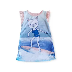 GIRL SIZE 2 YEARS - JOE FRESH, Graphic Sleep Dress EUC B32