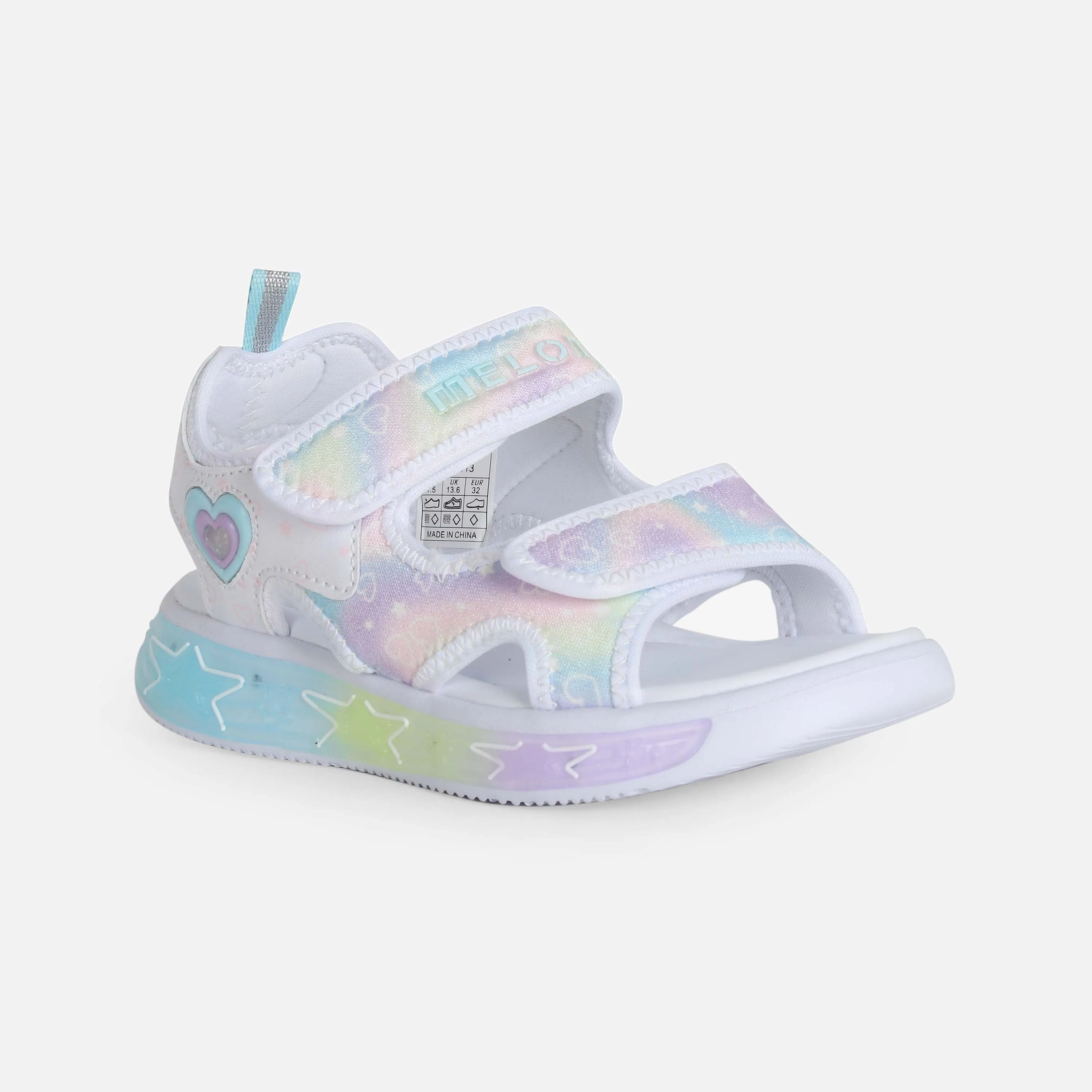 GIRLS LIGHT SLIP-ON SANDALS