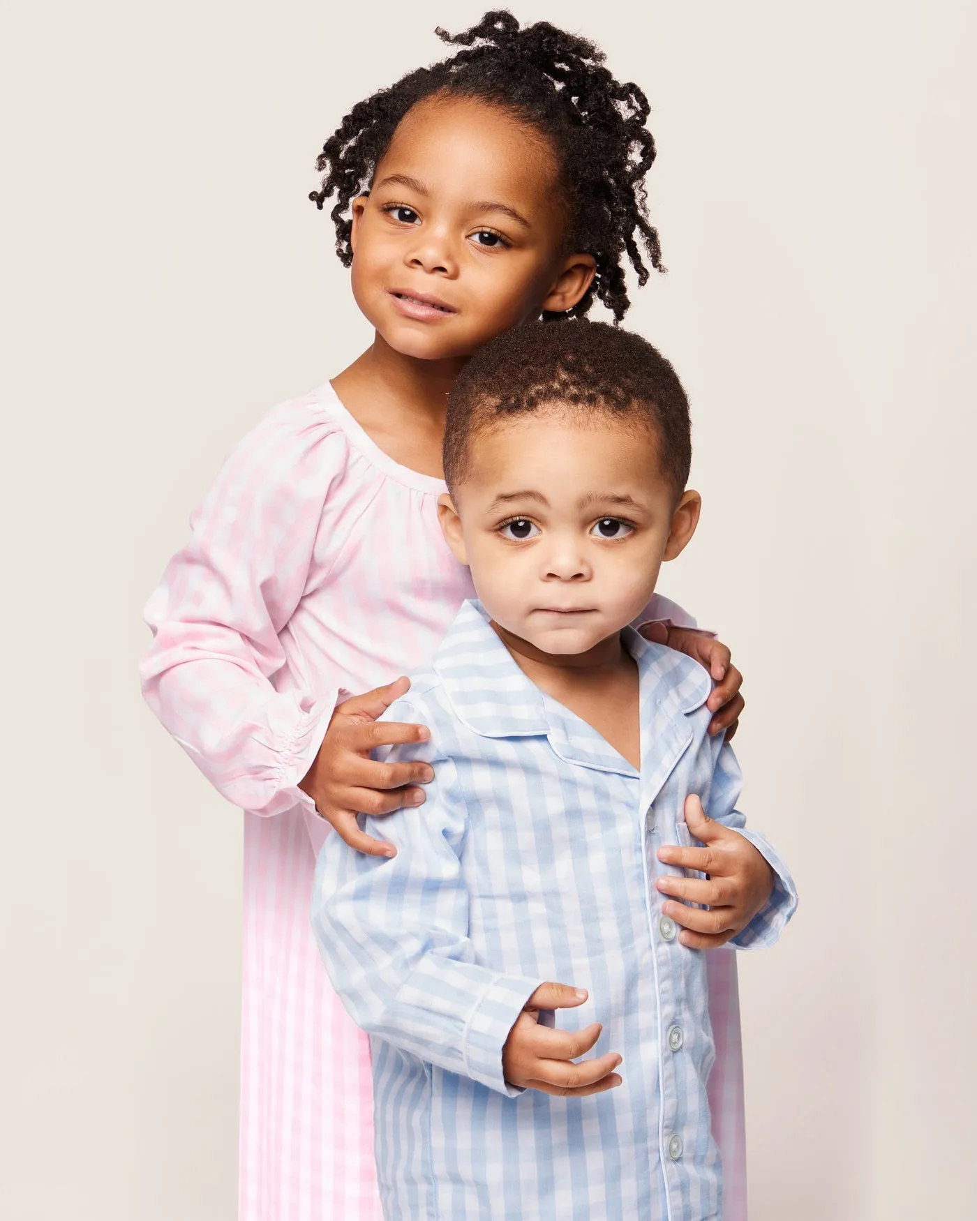 Girl's Pink Gingham Delphine Twill Nightgown