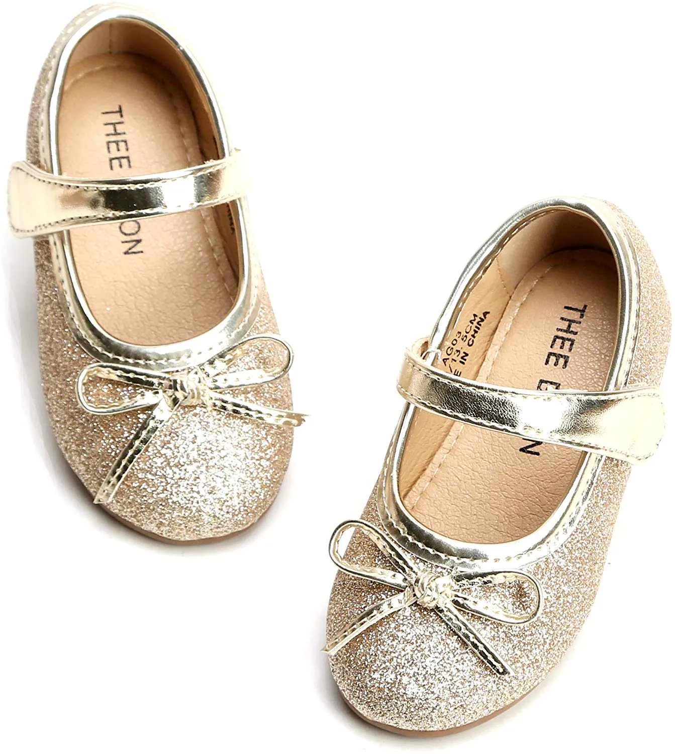 Glitter Bow Flats