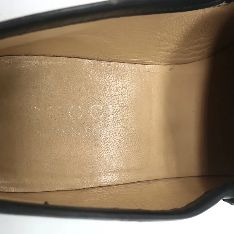 Gucci Horsebit Loafers Black Leather Size 11 B
