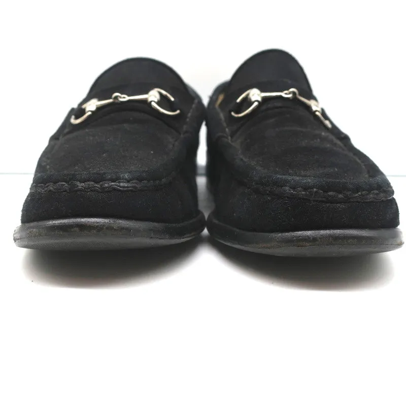 Gucci Horsebit Loafers Black Suede Size 7