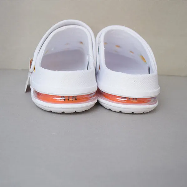 High Quality Summer Sandals Classic Outdoor Non-slip Slippers. (White Color) Size (42)