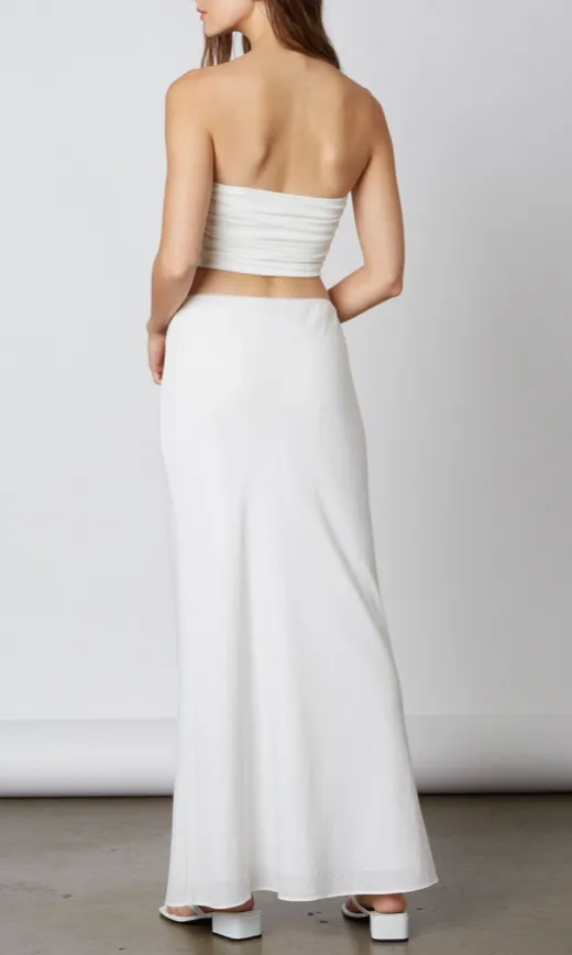 High Waisted Maxi Skirt