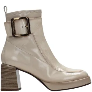 Hispanitas Latte Leather Platform Boots