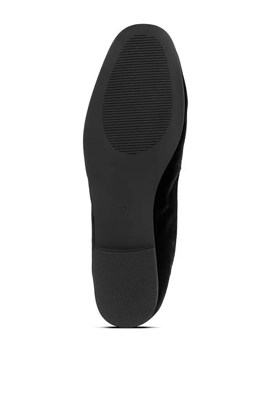 Horsebit Velvet Loafers