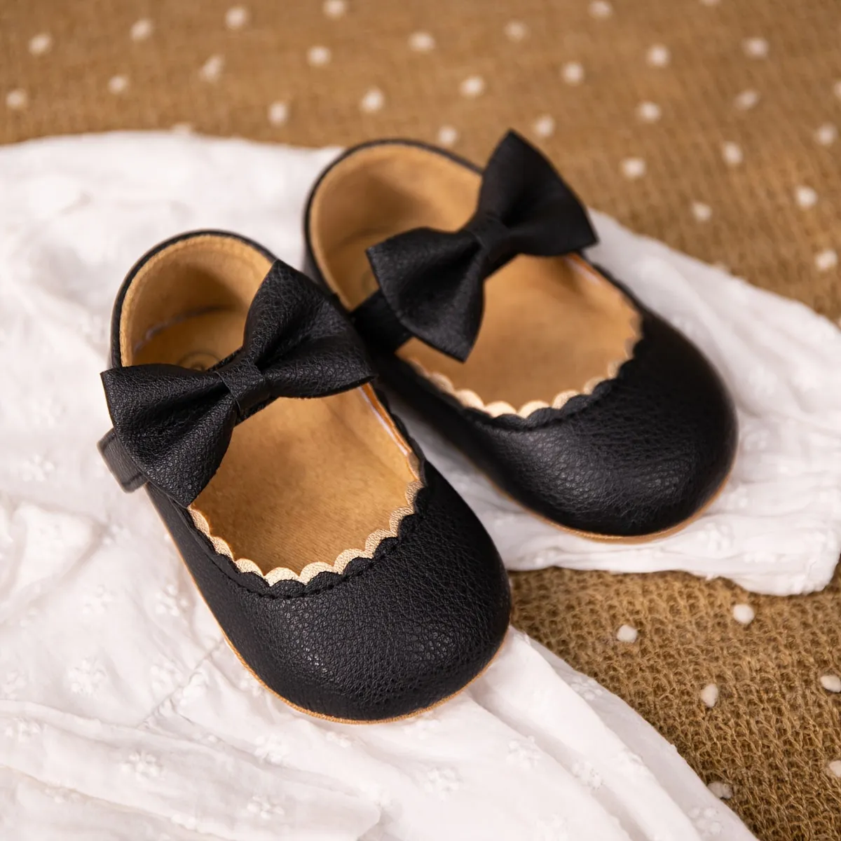 Infant Baby Girls Soft Sole Anti Slip Princess Dress Shoes