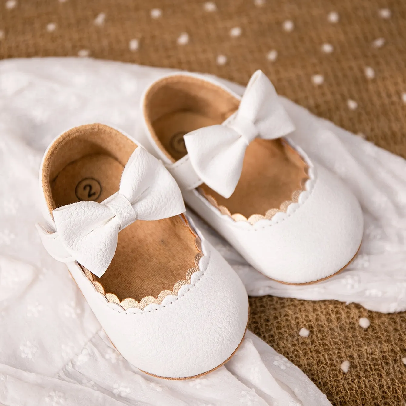 Infant Baby Girls Soft Sole Anti Slip Princess Dress Shoes